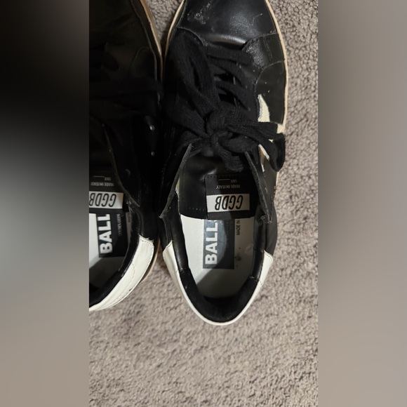 Golden Goose Black and Cream Women's Sneakers - Picture 2 of 6